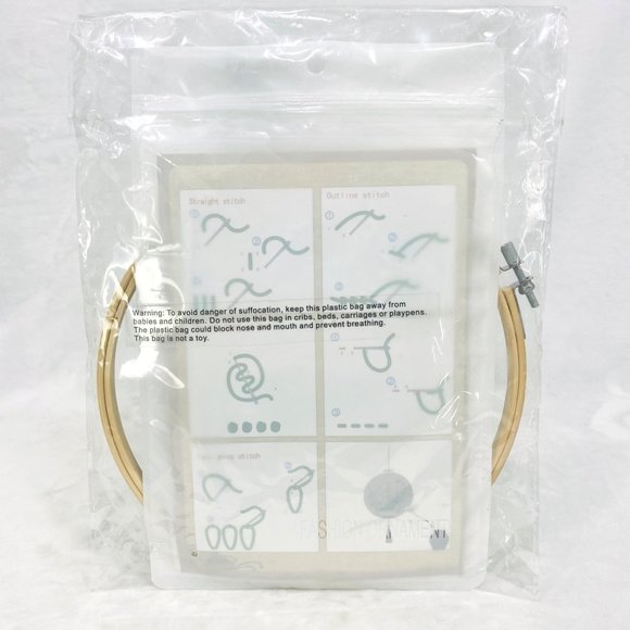 Romantic Story Embroidery Kit with Hoop for Framing - New - Picture 3 of 4